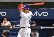 中職/競逐全壘打王只差一轟 林益全:看老天安排