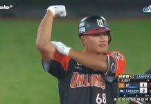 中職/G2國慶秀出肌肉手勢 隊友笑稱不合群