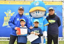 迷你棒球冬令營完美收官 推廣大使張泰山送紅包迎新春