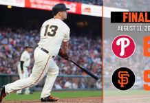 MLB/巨人終結者生涯首打席 首安首打點就出爐