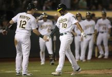 MLB/運動家新核彈頭謝米恩 破盜帥韓德森單季開轟數